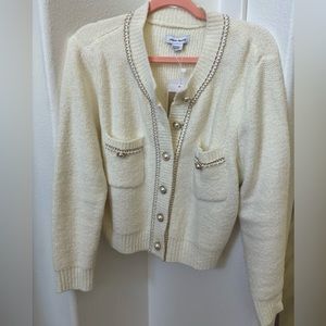 Urban Revivo Cream Cardigan